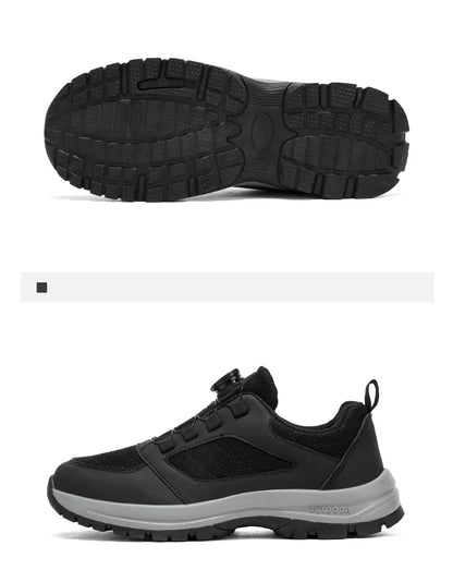 Men'S Spring And Autumn Sports Shoes Rotating Buckle Comfortable And Non Slip Hiking Sports Shoes Plus Size Men'S Shoes 39-48