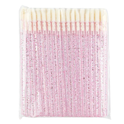Lanjinglin 5/50 Pcs Lip Brush Reusable Makeup Brushes Lipstick Applicator Wands Eyelashes Extension Tool Beauty Accessories