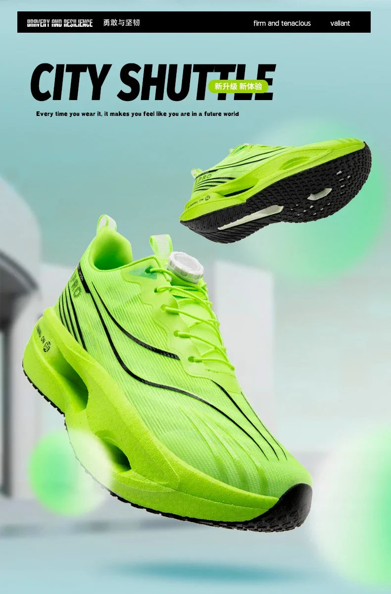 2026 Running Shoes Carbon Board Marathon Men Sports Breathable Lightweight Women's Comfortable Athletic Nonskid Casual Sneakers
