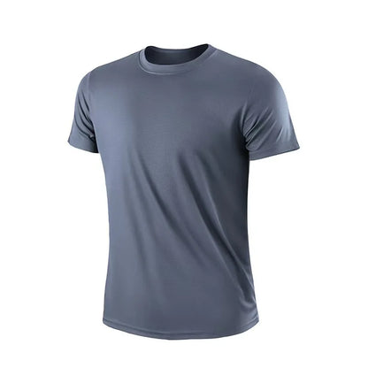 Mens Jogging T-Shirts Quick Dry Compression Sport T-Shirt Fitness Gym Running Shirts Soccer Shirts Men's Jersey Sportswear