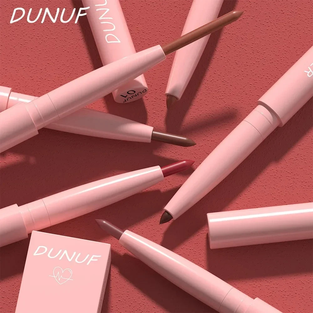 Lip Liner Pencil Long-Lasting Matte Creamy Plumping Lip Stain Waterproof Natural Nude Brown Slim Lip Liner Makeup