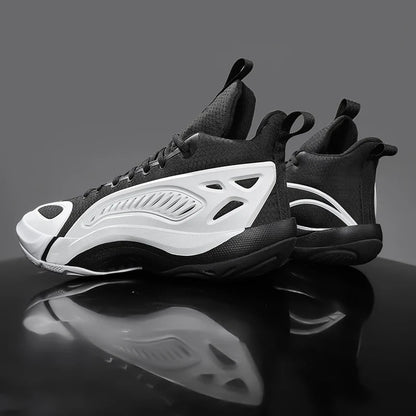 Men's Basketball Shoes Breathable Cushioning Non-Slip Wearable Runing Shoes Gym Training Athletic Basketball Sneakers for Men