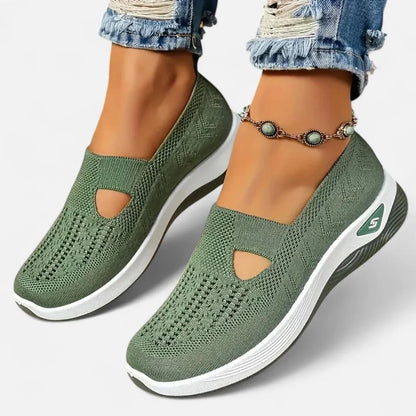 Spring Breathable Mesh Flats Shoes for Women Comfortable Slip on Casual Shoes Woman Lightweight Soft Bottom Loafers