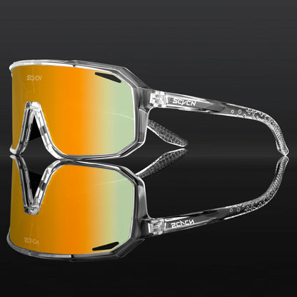 SCVCN Men bicycle Cycling Sunglasses Woman MTB road bike Driving Goggles Outdoor Sports running Glasses UV400 Hiking Eyewear