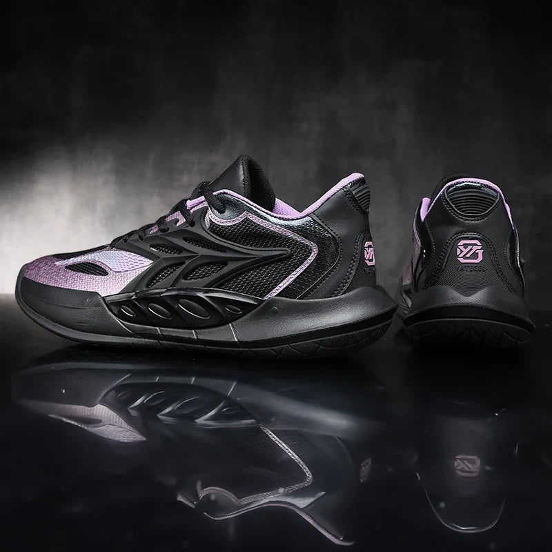 Men's Basketball Shoes Breathable Cushioning Non-Slip Wearable Runing Shoes Gym Training Athletic Basketball Sneakers for Men