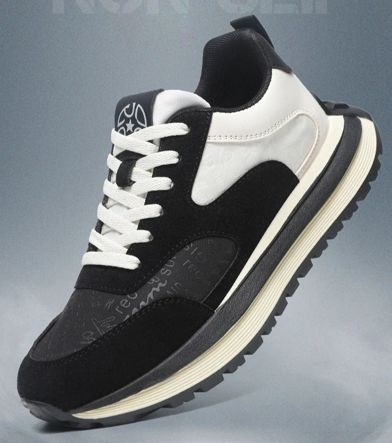 Men Shoes 2025 Spring Autumn New Fashion Comfortable Height Increase Casual Running Shoes Breathable Non Slip Platform Sneakers
