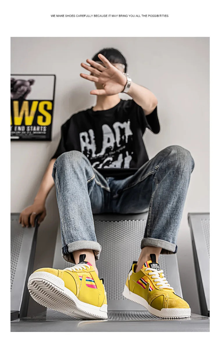 Large Size Men's White Sneakers Autumn Comfortable Non Slip Running Shoes Luxury Soft Sole Fashion Lace Up Outdoor Casual Shoes