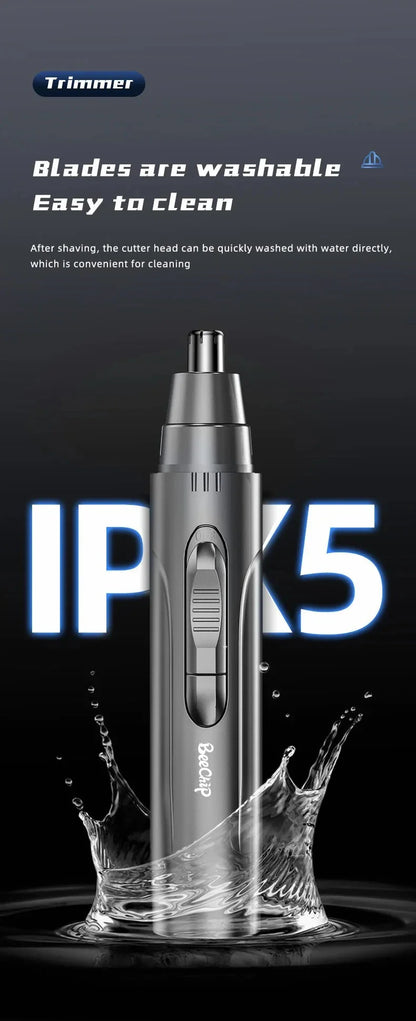 Electric Nose Hair Trimmer Safe Not To Hurt The Nose Not Stuck Hair Multifunctional Shaving Nose Hair Electric Eyebrow Trimmer