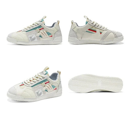 Large Size Men's White Sneakers Autumn Comfortable Non Slip Running Shoes Luxury Soft Sole Fashion Lace Up Outdoor Casual Shoes