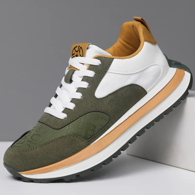 Men Shoes 2025 Spring Autumn New Fashion Comfortable Height Increase Casual Running Shoes Breathable Non Slip Platform Sneakers