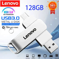 Lenovo USB3.2 USB Flash Drive 512GB OTG Pen Drive High Speed Type-C Flash Disk Real Capacity Metal Pendrive For Phone Computer