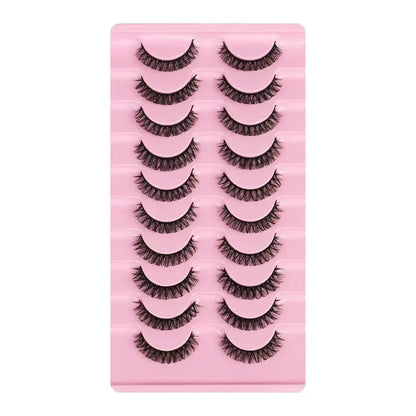Faux mink eyelashes natural 3d mink lashes makeup volume false eyelashes in bulk cilio H13 E-08