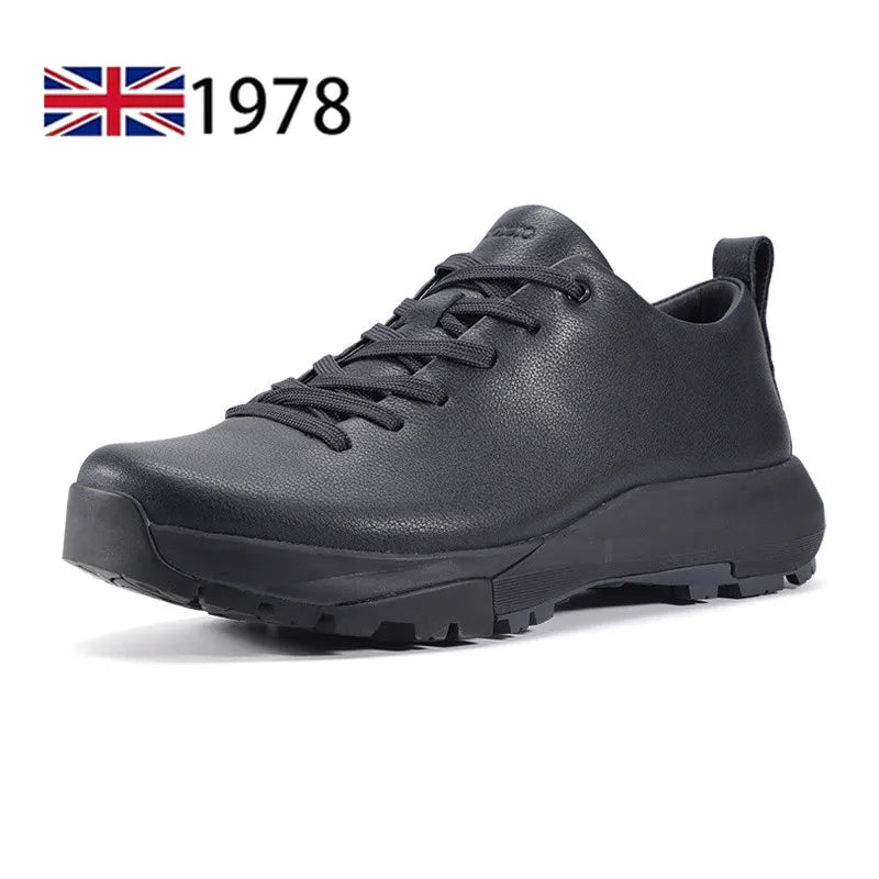 Men Sports Running Shoes Outdoor Walking Soft Casual Sneakers Fashion Designer Genuine Leather Sneaker Waterproof Shoes Men