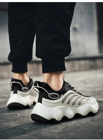 Luxury Men's Breathable Running Sneakers Casual Trainer Fashion Loafers Race Tenis Shoes for Male