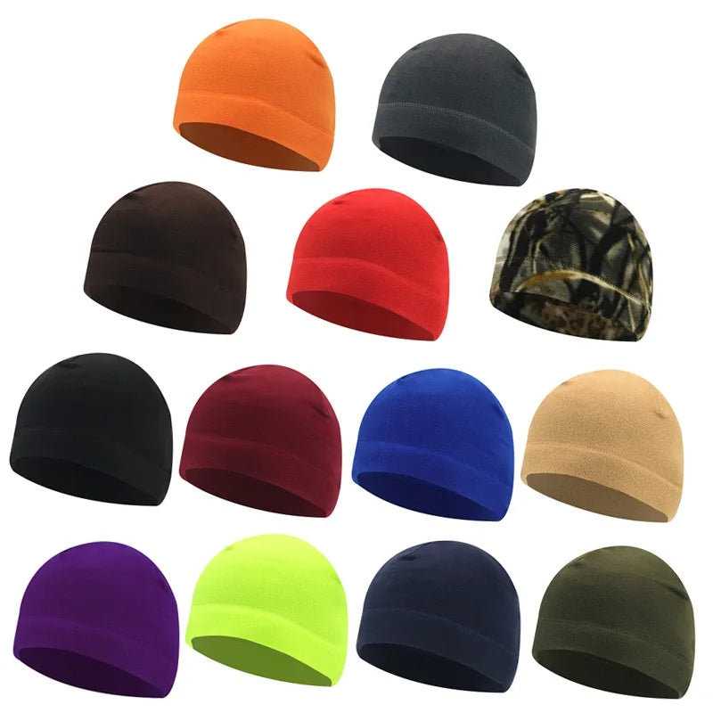 Outdoor Fleece Sports Hat Fishing Cycling Hunting Military Tactical Men Women Warm Windproof Winter Camping Hiking Caps