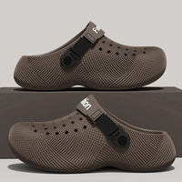 3D Design Chunky Platform Sandals Men 2026 Summer Slip On Non Slip Sport Sandals Men Outdoor Thick Bottom Eva Slippers Beach