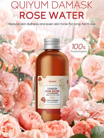 Face Care Rose Water Nourishing Skin Improve Dullness Anti Aging Facial Toner Damask Korean Skincare Products 100ml