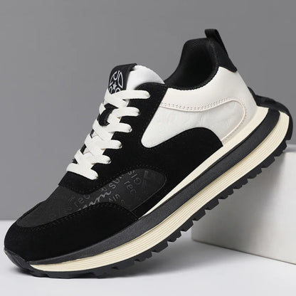 Men Shoes 2025 Spring Autumn New Fashion Comfortable Height Increase Casual Running Shoes Breathable Non Slip Platform Sneakers