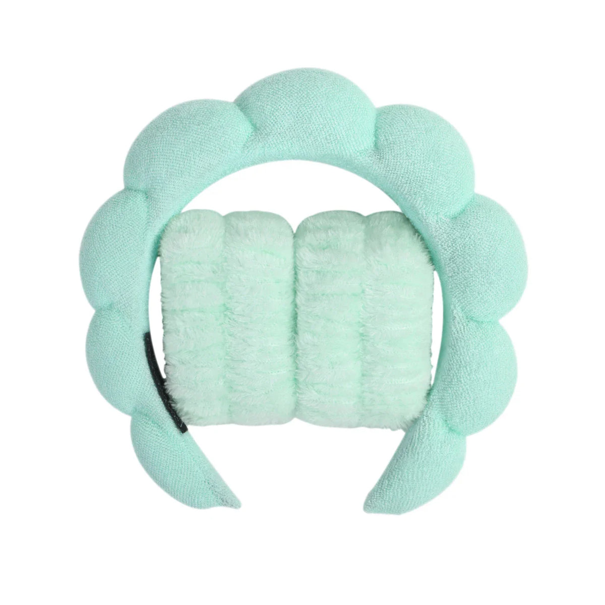 1/3Pcs Fashion Microfiber Washing Wristbands Scrunchies Puffy Headband Spa Bubble Headband for Washing Face Makeup Shower Skincare