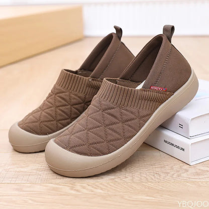 Spring and Autumn Fashion New Lightweight and Comfortable Women's Single Shoes with Soft Surface One Step Stepping Women's Shoes