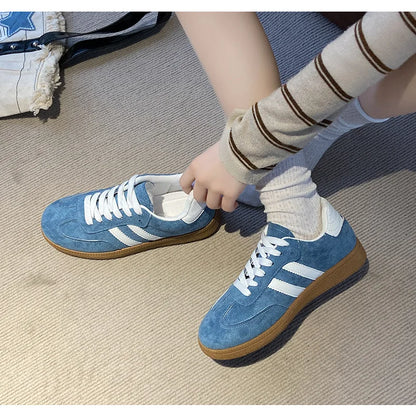 Autumn Women Casual Sports Shoes 2025 Comfortable Non Slip Outdoor Casual Shoes Soft Sole Retro Female Sneakers Zapatos Mujer