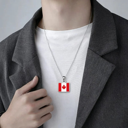 10mm Country Flag Charms Pendant Necklace Bracelet Keychain Bagchain Stainless Steel  Jewelry A Commemorative Gift For A Friend