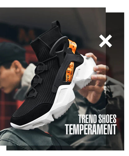 Men's Casual Sneakers Breathable Luxury Trainer Race Shoes Fashion Loafers Running Shoes for Male