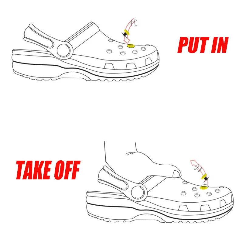 New Pearls Bowknot Shoes Charm Set 2026 Punk Heart Flowers DIY Shoe Accessories Ballet Style Silver Detachable Shoe Buckle Decor