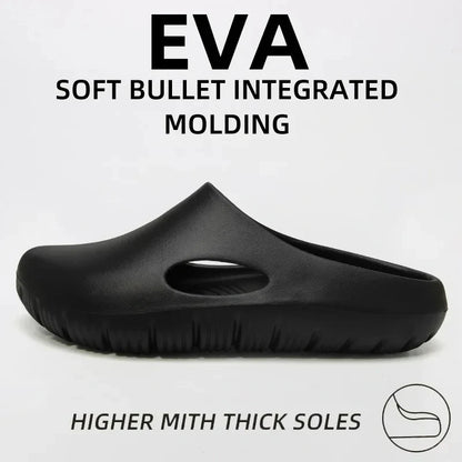 EVA Bread Men's Anti-Slip Odor-Resistant Outdoor Sandals Sports Beach Slippers for Casual Comfortable Footwear