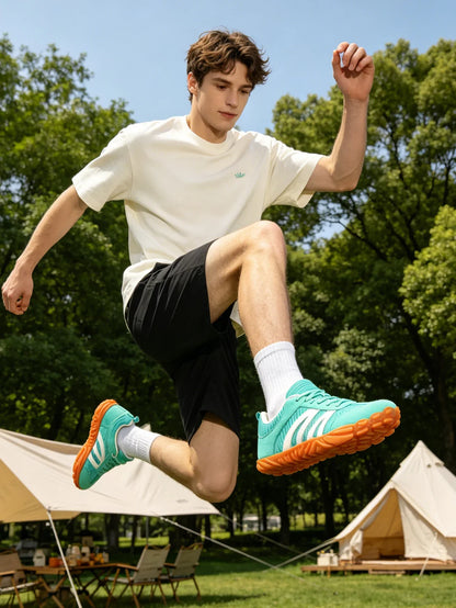 2026 New Men's Wide Shoes, Women's Outdoor Lightweight Running Sports Shoes,Scattered Soft Loose Minimalist Fashion Casual Shoes