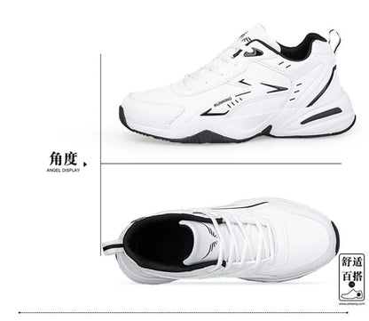 Autumn New Men Microfber Running Shoes Luxury Brand Men Shoes School Student Air-cushion Sneakers Fashion Man Casual Shoes 35-48