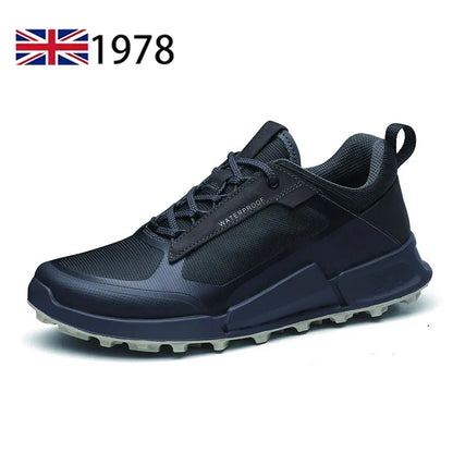 New Men's Shoes Mesh Breathable Outdoor Hiking Shoes Men Lightweight Anti Slip Waterproof Casual Sports Shoes zapatillas hombre