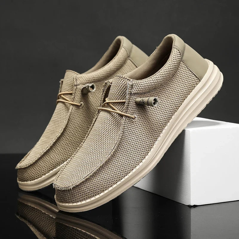 Plus Big Size 50 Dude Canvas Shoes Men Casual Slip on Shoes Alpargatas Hombre Moccasins Mocassin Homme Lightweight Breathable