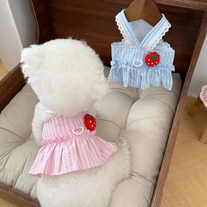 Pet Supplies Cute Dog Dress Breathable Thin Design Cat Princess Skirt Soft Pet Summer Clothes Kittens