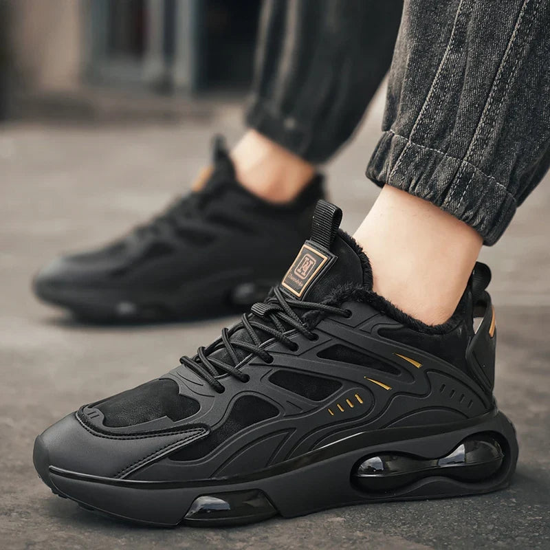 Couples casual sports shoes autumn winter warm plush cotton shoes Men Women fashion outdoor soft sole light racing running shoes