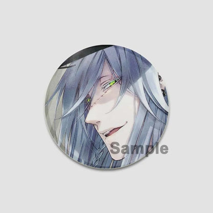 58MM Cartoon Comics Black Butler Creative DIY Badge Tinplate Plastic Pins Button Brooches for Backpack Accessories Jewelry Gifts