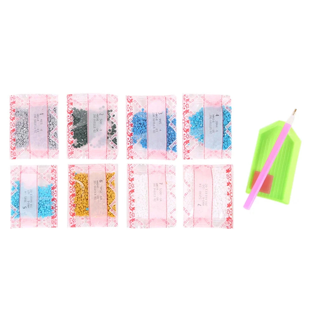 5D DIY Partial Special Shaped Drill Diamond Painting Kit Animal Decoration
