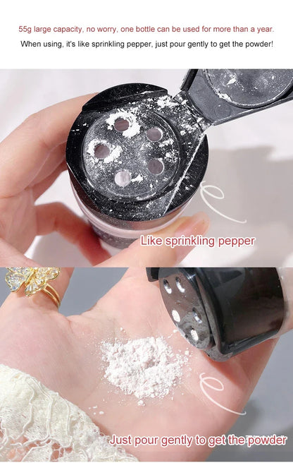 Oil Control Loose Powder Can Reduce Pores and Fine Lines, With a Long-lasting Matte Effect and Natural Facial Makeup Powder