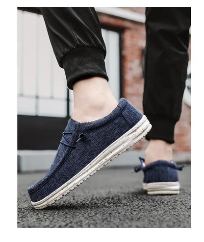 Men's Mesh Loafers Autumn Mens Vulcanized Shoes Breathable Lightweight Hiking Outdoor Sports Shoes Zapato Abierto Scarpa Aperta