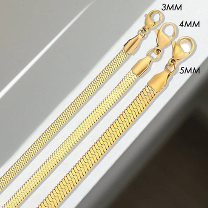 EMANCO 4MM Snake Chain Anklet Womens Beach Chain Stainless Steel Anklet Gift Drop/Wholesale Factory Direct Sales