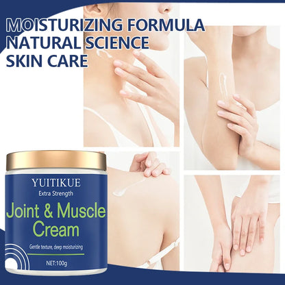 Extra Strength Joint & Muscle Cream 100g - Deep Moisturizing Formula, Gentle Texture for Neck, Shoulders, Knees & Elbows