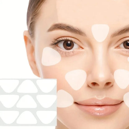 36/90PCS Invisible Nasolabial Fold Patches PE Material Forehead & Smile Patterns Transparent Skin-friendly Anti-Wrinkle Stickers