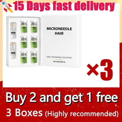 Anti-Hair Loss Scalp Care Roller Serum Kit Nourishes Roots Strengthens Hair Prevents Baldness Daily Care