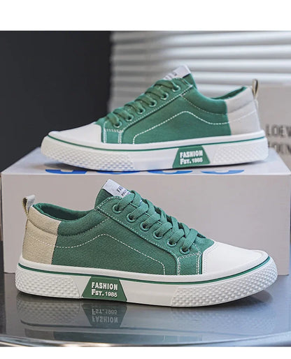 2026 New Summer Men's Breathable Versatile Skateboarding Shoes Men's Soft Bottom Casual Sports Trend Fashion Canvas Shoes 48size