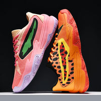 Men's Athletic Basketball Sneakers Breathable Cushioning Non-Slip Wearable Gym Training Running Shoes for Men And Women