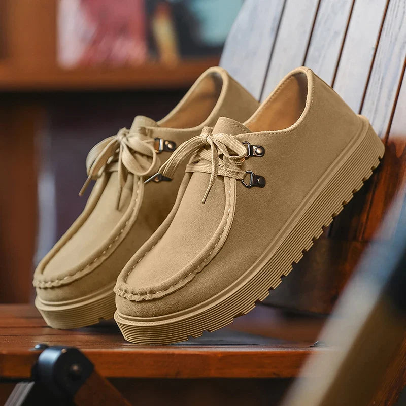 Men Thick Soled Sneakers Fashion Spring/Autumn Soft Board Shoes Personalized Trend Versatile Multi Functional Men Casual Shoes