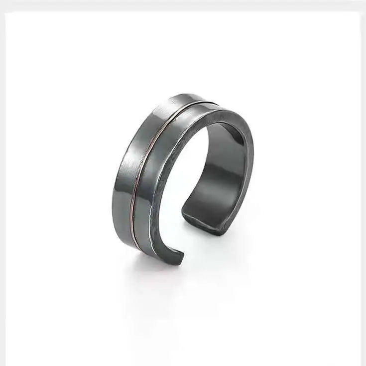 Men's high-end atmospheric ring original men's and women's national style personality new trend Chinese ring