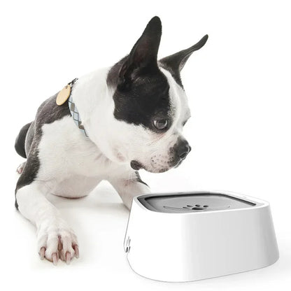 Pet Floating Water Bowl, Cat Dog Anti-spill Drinking Bowl No Wet Mouth, Removable Easy Clean Dustproof Pet Supplies