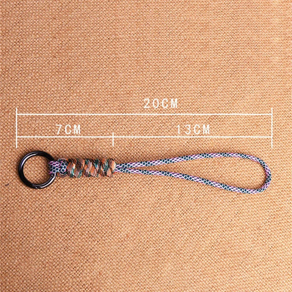 Outdoor Paracord Lanyard Survival Keychain for Men Women Handwoven Backpack Car Keyring Camping Hiking EDC Jewelry Accessories