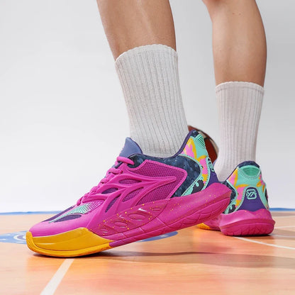 Men's Basketball Shoes Breathable Cushioning Non-Slip Wearable Runing Shoes Gym Training Athletic Basketball Sneakers for Men